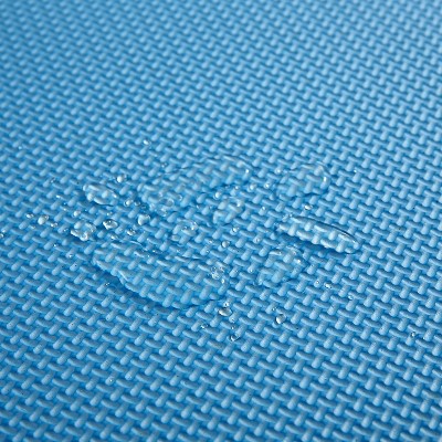 Multicolor Foam Interlocking Puzzle Floor Mat with Borders