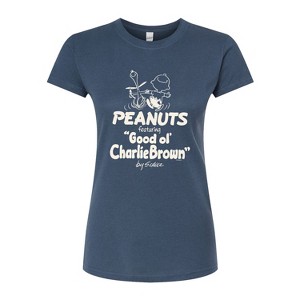 Women's - Peanuts - Good ol' Charlie Brown Fitted Graphic T-Shirt - 1 of 3