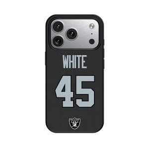 NFL Las Vegas Raiders Players Game Tactic MagSafe Compatible Cell Phone Case for Apple iPhone 17 Series - 1 of 4