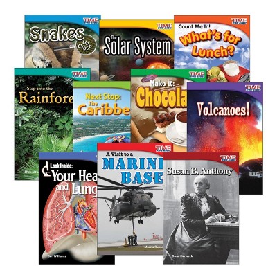 Shell Education TIME FOR KIDS Nonfiction Readers Grade 2 Set 3 - 10-Book Set