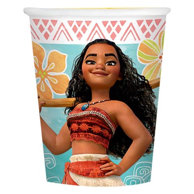 Moana 9oz 8ct Paper Cups