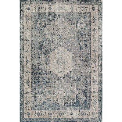 Rugs America Claire 5 x 7 Winter Wheat Indoor Medallion Vintage