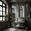 Lirago 36" x 24" 2PC Rectangle Hanging Bathroom Mirror with silver Scratch-Resistant Aluminum Alloy Frame - 3 of 4