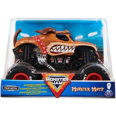 Monster Jam, Official Monster Mutt Monster Truck, Die-Cast Vehicle, 1:24 Scale, Kids Toys for Boys and Girls Ages 3 and up