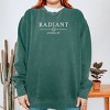 Simply Sage Market S.W.Smiley Embroidered Radiant Smiley Outline Garment Dyed Sweatshirt - 3 of 4