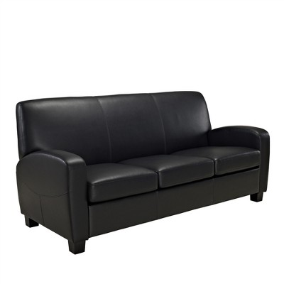 target leather sofa