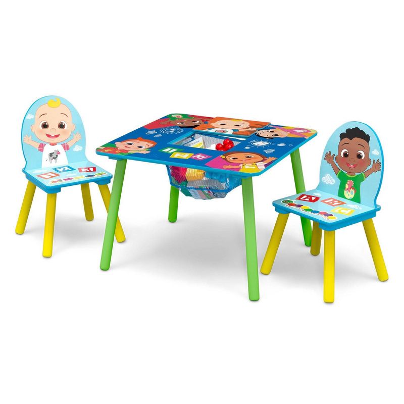 Delta Children CoComelon Kids&#39; Table and Chair Set with Storage (2 Chairs Included) - Greenguard Gold Certified - 3ct, 4 of 8