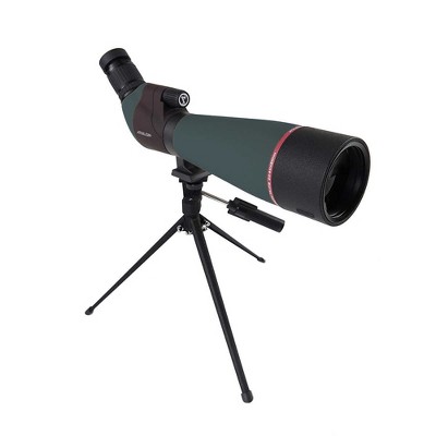 Athlon Optics Talos 20-60x80 Waterproof Spotting Scope with Tabletop Tripod and Soft Case for Shooting, Rifle Hunting, Stargazing, and Bird Watching