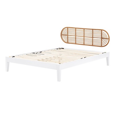 South Shore Queen Hoya Bed and Headboard Set White