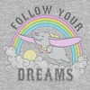 Junior's Women Dumbo Over the Rainbow T-Shirt - image 2 of 4