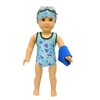 Pink Butterfly Closet Doll Clothes Swimsuit Set Outfit Fits 18' American Girl & Other 18' Inch Dolls - 2 of 4