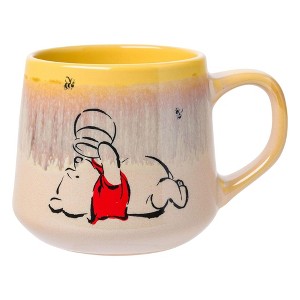 Silver Buffalo Disney Winnie The Pooh "Sweet Like Hunny" Tapered Pottery Mug | Holds 18 Ounces - 1 of 4