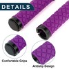 Unique Bargains Bike Handlebar Grips Covers 5.04" Purple 1 Set - 4 of 4