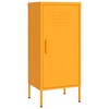 VidaXL Storage Cabinet Mustard Yellow 16.7"x13.8"x40" Steel - 2 of 4