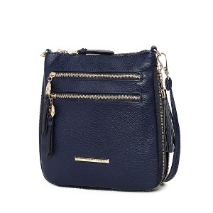 MKF Collection Angelina Crossbody Shoulder Women's Handbag Vegan Leather Purse by Mia K - 1 of 4