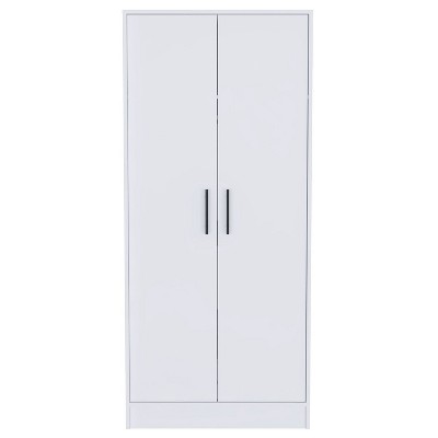 NicBex Armoire Wardrobe Closet Storage Cabinet with Double Doors & Shelves for Bedroom
