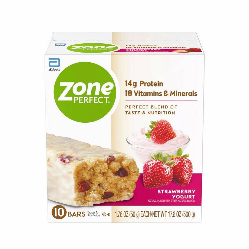 Zone Perfect Strawberry Yogurt Nutrition Bars - 10pk/15.8oz, 5 of 9
