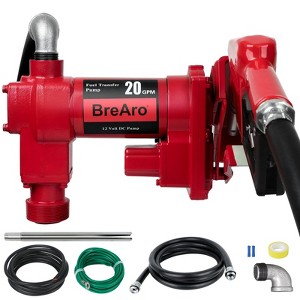 Mojgar Fuel Transfer Pump with Automatic Nozzle, 20 GPM High Flow 12 Volt DC pump - 1 of 4