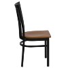 Emma and Oliver 2 Pack School House Back Metal Restaurant Chair - image 4 of 4