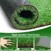 Chic Crate 2x10FT Outdoor Artificial Grass Runner Rug – 1.38" Thick Fake Turf Mat for Patio, Lawn, Pets & Balcony - 2 of 4