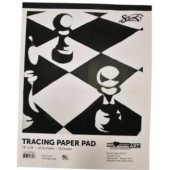 Jack Richeson Black Art Paper, 12 X 18 Inches, 135 Lb, 50 Sheets : Target