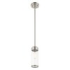 Livex Lighting Hillcrest 1 - Light Pendant in  Brushed Nickel - 4 of 4