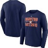 Mlb Houston Astros Men's Long Sleeve Core T-shirt : Target