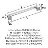 Amerock Lintel Appliance Pull for Large Panels and Oversized Cabinets - 4 of 4
