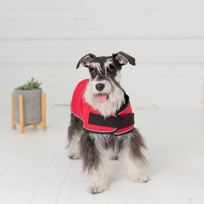 2XL Red Waterproof Polyester Pet Blanket Jacket