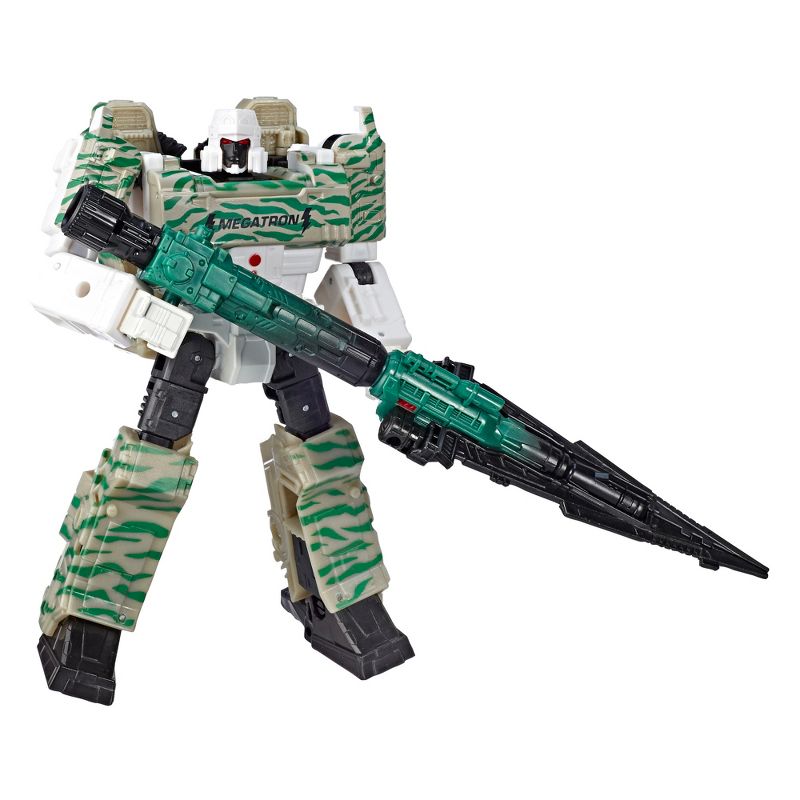 Transformers Generations Selects WFC-GS01 Combat Megatron, War for Cybertron Voyager Figure - Special Edition Camouflage, 1 of 4