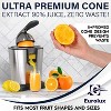 Eurolux 300W Citrus Juicer Power Pro– Stainless Steel, Quiet, Dishwasher Safe, Anti-drip Spout - 4 of 4