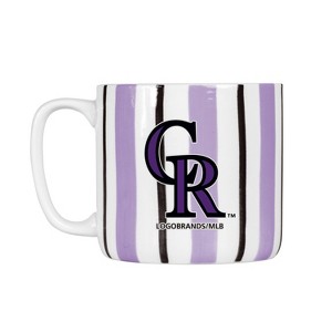 MLB Colorado Rockies Striped Coffee Mug - 16oz - 1 of 1