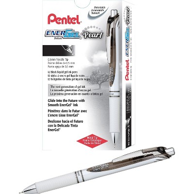 Pentel Energel Pearl Deluxe Rtx Gel Retractable Pens Fine Point