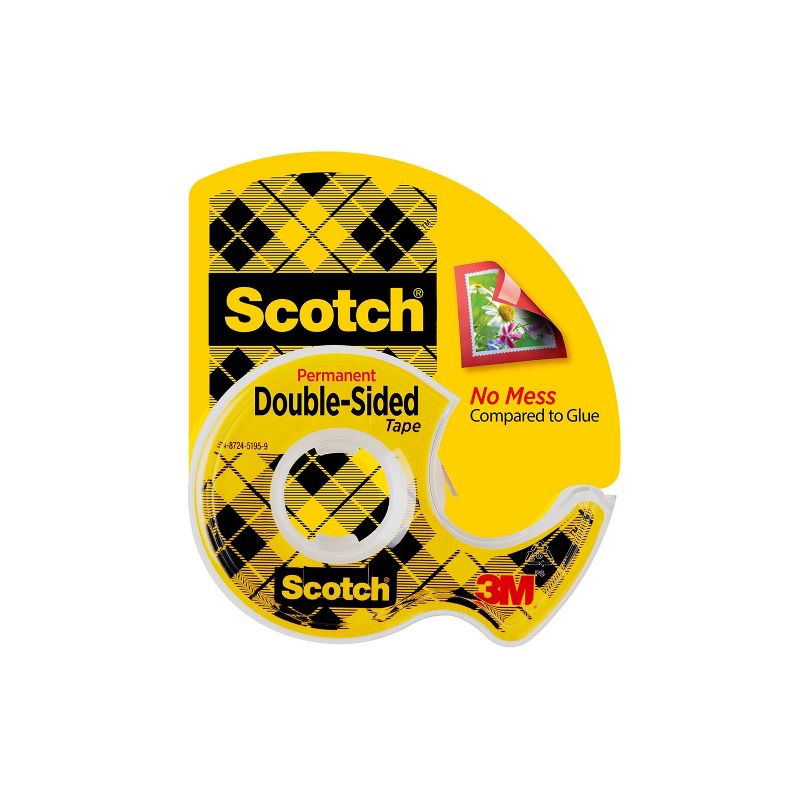 Scotch Permanent Double-Sided Tape .5&#34; x 450&#34;, 1 of 12