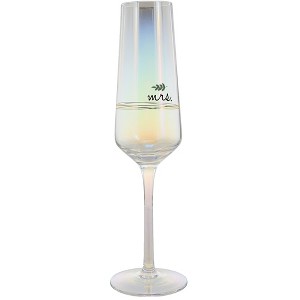 Pavilion Gift Company - Mrs. -  8 oz. Glass Toasting Flute - Drinkware - 1 of 4