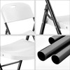 SUGIFT Foldable Portable Comfortable Sturdy Folding Plastic Chair (4-Pack) - 3 of 4