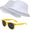 Kids Bucket Hat for Girls & Boys, Packable Fun & Cool Reversible Beach Sun Teen Toddler Bucket Hat with Sunglasses 3-14Y - 4 of 4