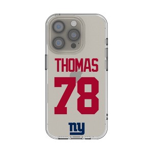 NFL New York Giants Players Game Tactic Clear Cell Phone Case for Apple iPhone - 1 of 4