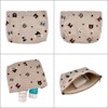 Wrapables Cosmetic Pouch, Makeup and Toiletry Travel Bag, Embroidered Cats - 3 of 4