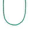Ross-Simons 20.00 ct. t.w. Emerald Bead Charm-Compatible Toggle Necklace in 18kt Gold Over Sterling - 4 of 4