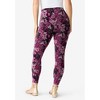 Roaman's Women's Plus Size Ankle Length Essential Stretch Legging - 3 of 4