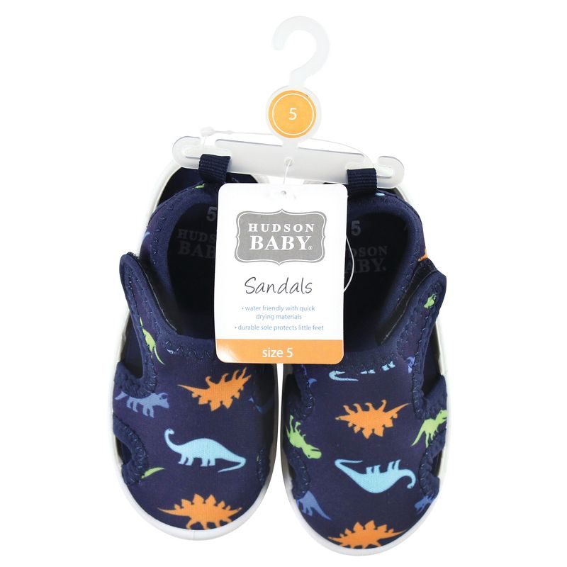 Hudson Baby Infant, Toddler and Kids Boy Sandal and Water Shoe, Dinosaurs, 2 of 4