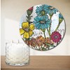 Courtside Market Dreamy Blooms 13.5 oz Soy Wax Candle with 8"x8" Artboard - 2 of 2