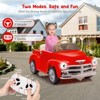 12V Kids Ride On Car, Battery Powered Electric Vehicle With Remote Control, Spring Suspension, Led Light and Music for Toddler Boys Girls 3-10 - 4 of 4