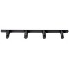 ALFI Black Matte Wall Mounted 4 Prong Robe / Towel Hook - 3 of 4