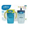 Dr. Brown's Milestones Straw to 360° Cup Set, with Interchangeable Silicone Straw - 2pk - 2 of 4