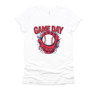 Simply Sage Market Patriotic Game Day Baseball Short Sleeve Tee - 1 of 4