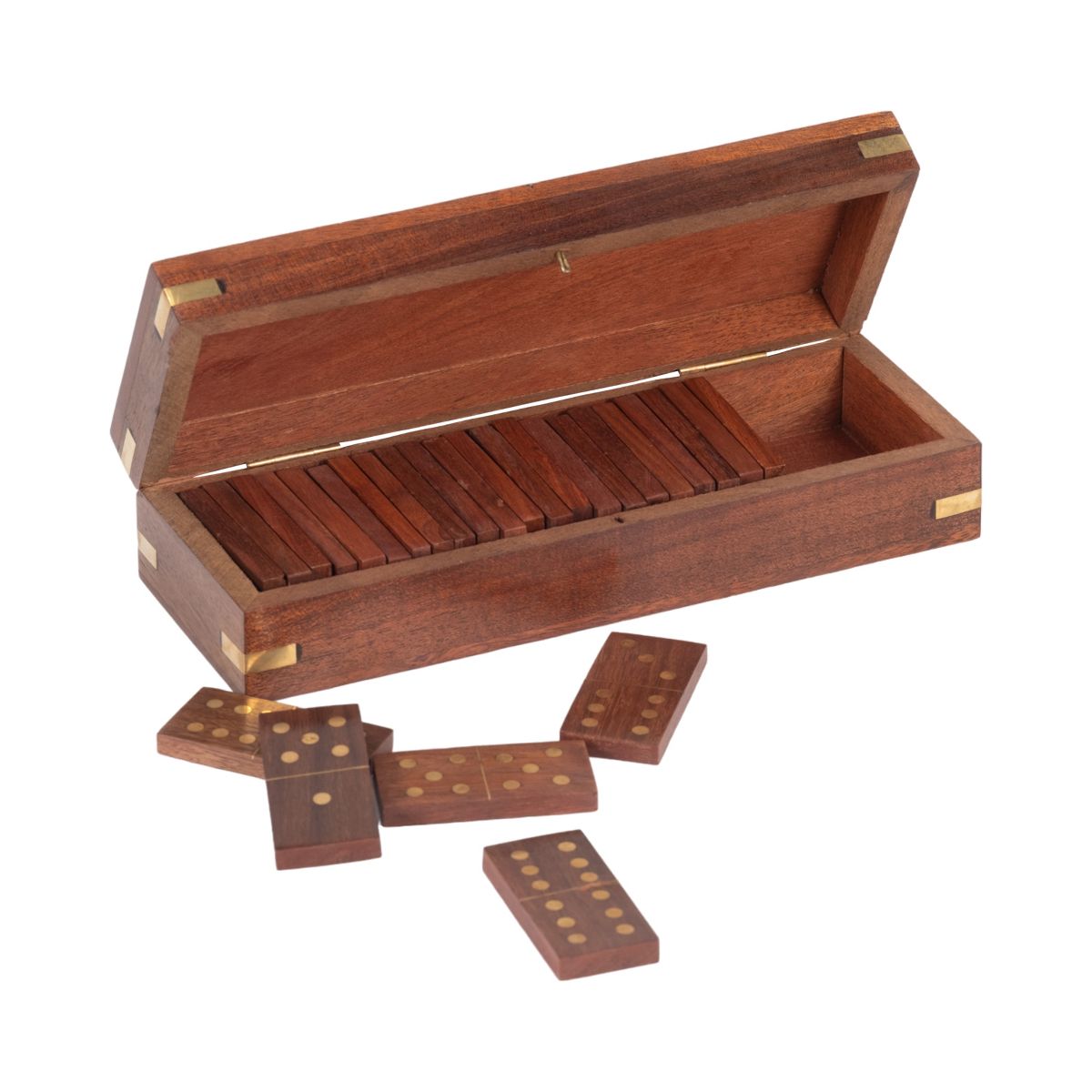 Classic Dominoes Tabletop Game Box - Decorative Game for Family Gatherings or Parties, Coffee Table, and Living Room Decor Game - thumbnail 6
