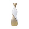Decorative Ceramic Vase - Complements Living Room, Office, and Bedroom - Perfect Flower Vase for Table Accent and House Decor - 2 of 4