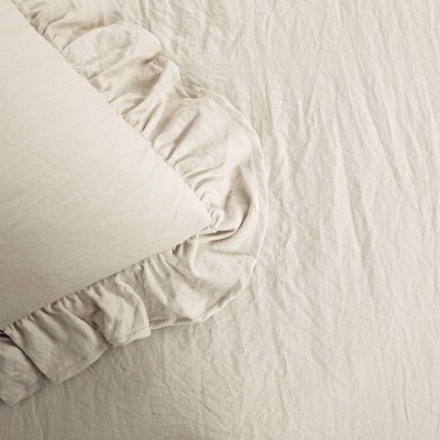 Lush Decor Lush Décor 3pc California King Reyna Comforter Set Wheat: Ruffled Microfiber Bedding, Machine Washable — фото 4